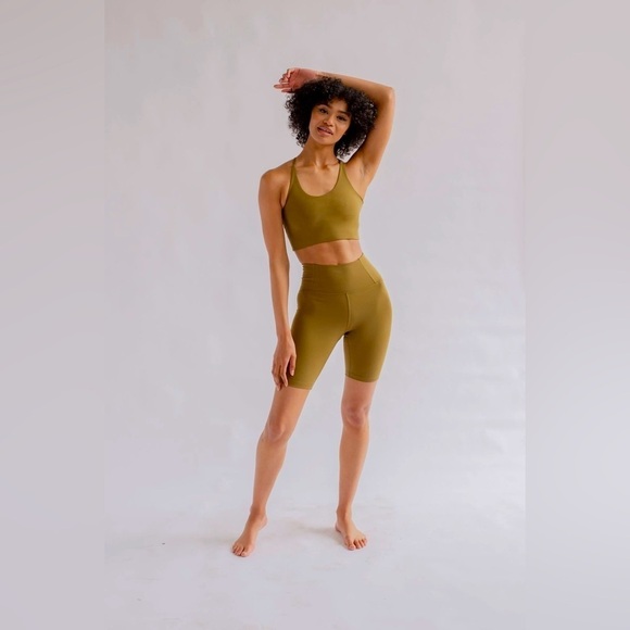 GIRLFRIEND COLLECTIVE W's Float High-Rise Bike Shorts Fern XS - Picture 1 of 10